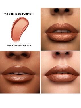 NWT Lancome L’Absolu Rouge 112 Crème de Marron Golden Brown Lipstick